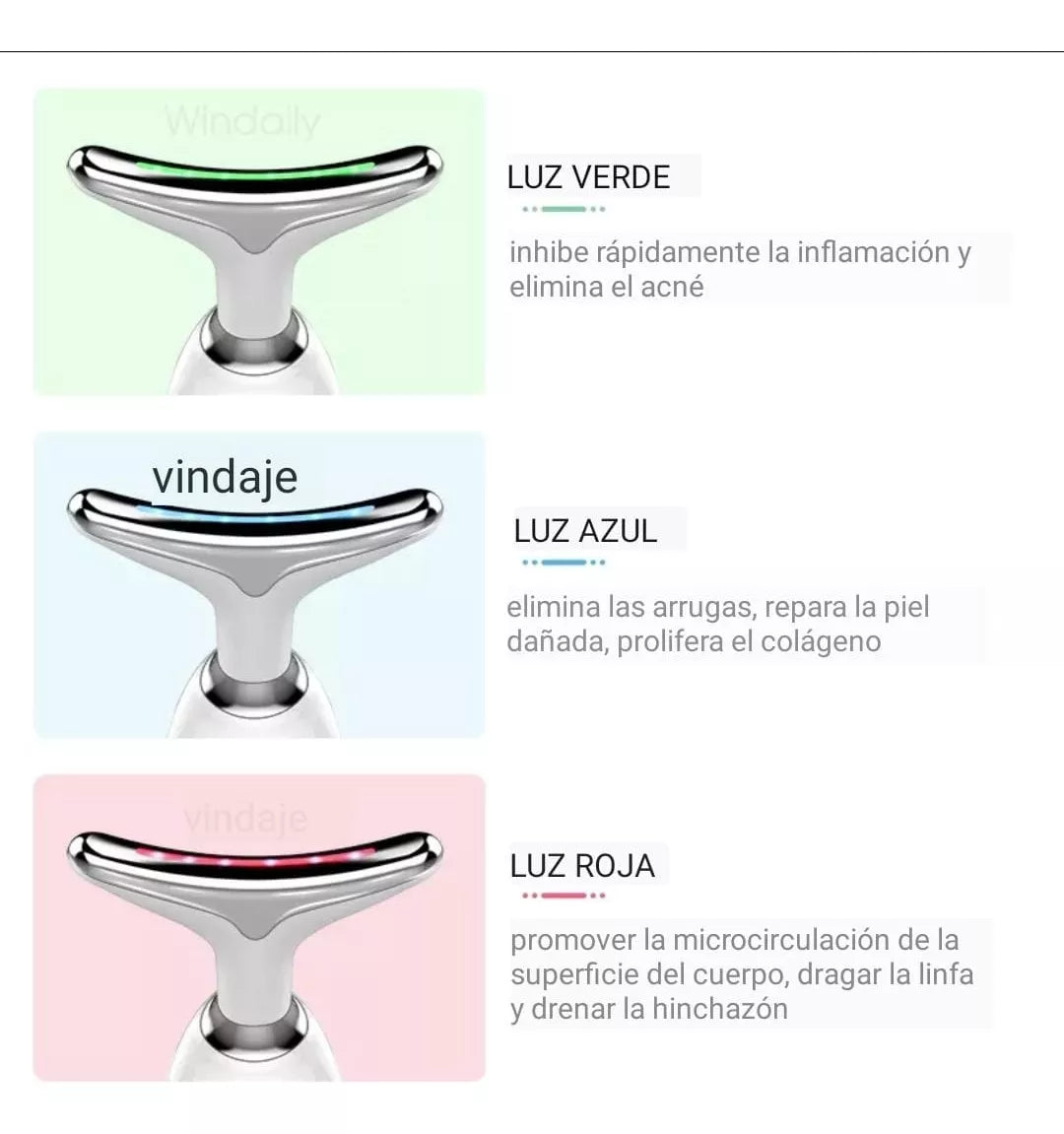 MASAJEADOR FACIAL REDUCTOR DE ARRUGAS