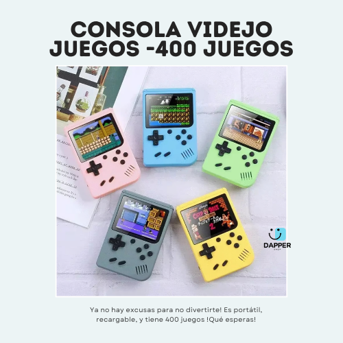 Mini Consola Retro 400 Juegos